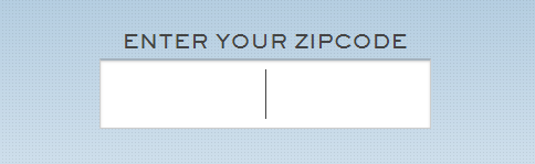 Step One - Enter Zip