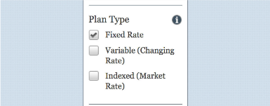 Step 8 - Select Plan Type