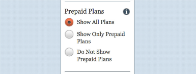 Step 9 - Select to view prepaid plans